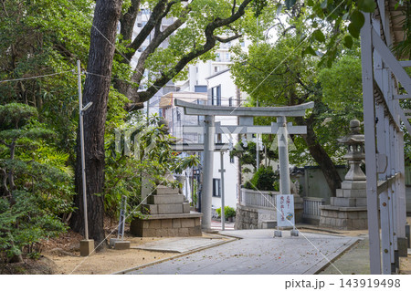 山阪神社　緑に包まれた境内（大阪市東住吉区山坂） 143919498