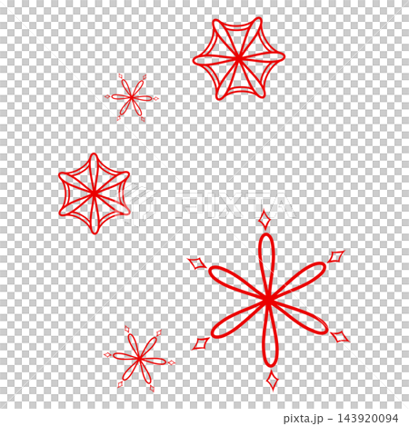 紅色花狀圖案的插圖 紅色花狀圖案的插圖 143920094