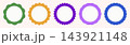 Circle stickers with multicolored borders. Blank sale stickers, simple silhouette. Wavy edge promo red badges. Vintage flat label. Star burst shape tags for price, shops. Price tag. 143921148