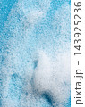 Soap foam or dish detergent on a sponge. 143925236