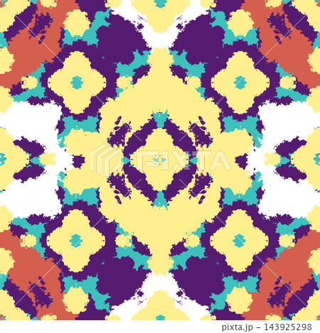 seamless pattern with colorful flowers seamless pattern with colorful flowers 143925298