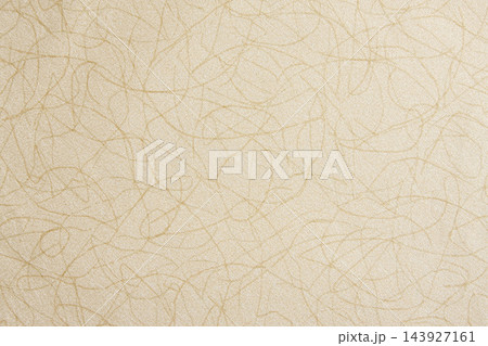 Beige Handmade Paper Texture Background with Natural Fibers 143927161