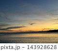 A beautiful sunset over the Red Sea in Eilat 143928628