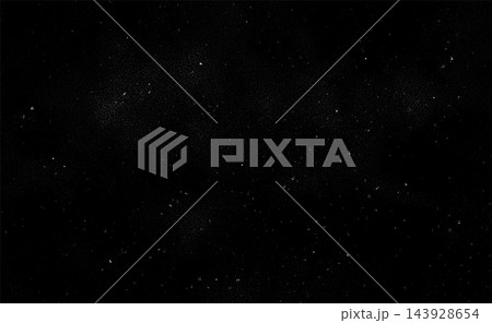 Deep Space Night Sky Background with Stippled Stars, Galaxy Dust and Cosmic Nebula 143928654