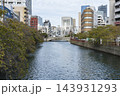 横浜を流れる大岡川の風景 横浜を流れる大岡川の風景 143931293