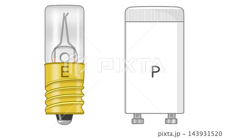 E形点灯管とP形点灯管 E形点灯管とP形点灯管 143931520