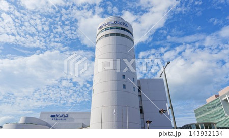 福岡の街と建物-福岡サンパレス 143932134