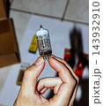 Small Transparent Radio Valve Presented Against Blurred Background 143932910