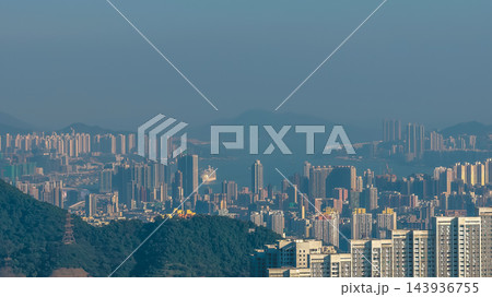 Hong Kong Oct 24 2026 Scenic view of Kowloon urban landscape 143936755