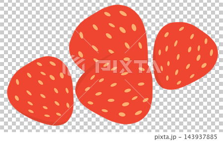 Three fresh red strawberries fruit sweet dessert food element sticker print visual graphic clipart artwork design icon illustration Three fresh red strawberries fruit sweet dessert food element sticker print visual graphic clipart artwork design icon illustration 143937885