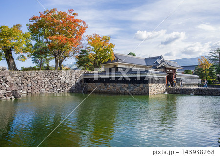 国宝 松本城 黒門周辺《長野県 松本市》 143938268