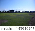 旧神戸製鋼野球場（旧野口野球場）三塁側からバックスクリーン方向のグラウンド風景 143940395