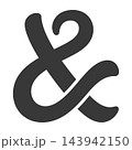Black Ampersand Symbol Isolated On White Background, Typography Icon, And Sign, Text Design Element, Punctuation Mark, Vector Style Graphic Black Ampersand Symbol Isolated On White Background, Typography Icon, And Sign, Text Design Element, Punctuation Mark, Vector Style Graphic 143942150