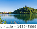 国宝犬山城、木曽川河畔遊歩道からの眺め〈愛知県犬山市〉 143945699