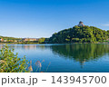 国宝犬山城、木曽川河畔遊歩道からの眺め〈愛知県犬山市〉 143945700