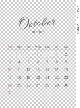 October 2027 Calendar, Vertical, Sunday Start, Beige/Greige, Simple and Stylish October 2027 Calendar, Vertical, Sunday Start, Beige/Greige, Simple and Stylish 143945748