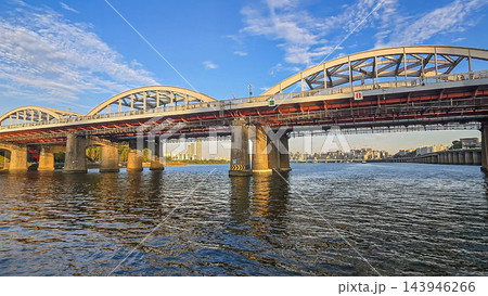 View of the Han River in Seoul 143946266