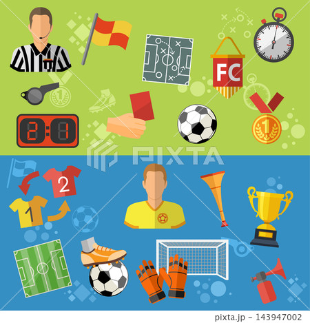 Soccer horizontal Banners 143947002