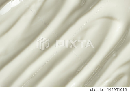 Abstract creamy background with soft diagonal strokes of fresh sour cream Abstract creamy background with soft diagonal strokes of fresh sour cream 143951016