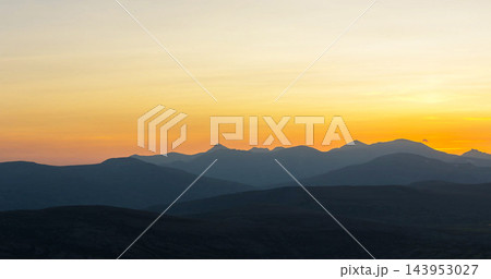 beautiful sunrise in the mountains beautiful sunrise in the mountains 143953027