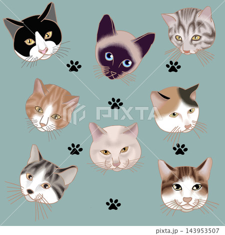 猫のイラスト 壁紙 猫のイラスト 壁紙 143953507