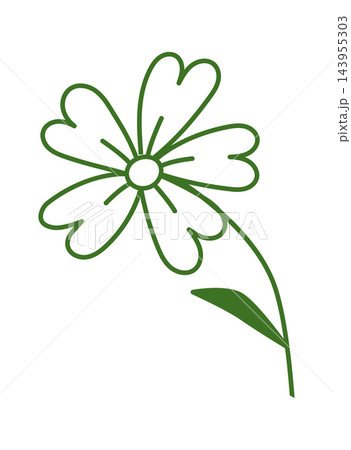 Flower Bloom Line Art 143955303