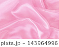 Pink fabric cloth texture for background and design art work, beautiful crumpled pattern of silk or linen. 143964996