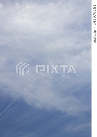 It is a blue sky with cirrus clouds. 143970261