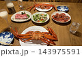 【長野県 信濃町】ログハウスの夕食 刺身、カニ、甘えび 【長野県 信濃町】ログハウスの夕食 刺身、カニ、甘えび 143975591