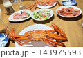 【長野県 信濃町】ログハウスの夕食 刺身、カニ、甘えび 【長野県 信濃町】ログハウスの夕食 刺身、カニ、甘えび 143975593