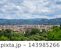 Florence cityscape with Santa Croce basilica, Italy 143985266