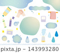 うるおい｜加湿｜ケア｜イラスト素材 143993280