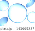 青いレンズが浮かんでいる背景 143995287