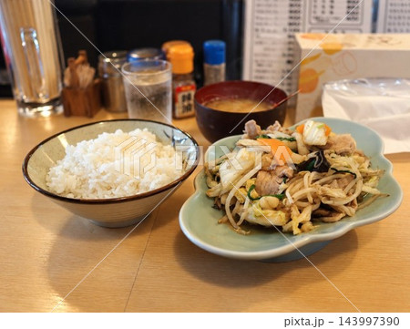 野菜炒め定食 143997390