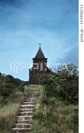 ancient stone church on the hill ancient stone church on the hill 143998211