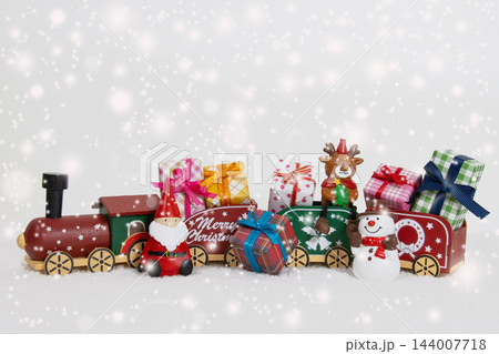 かわいいクリスマスイメージ背景 144007718