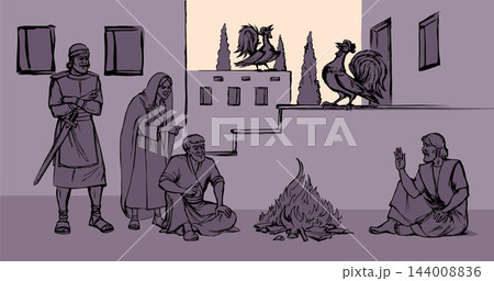 Vector drawing. Man sitting on the ground Vector drawing. Man sitting on the ground 144008836