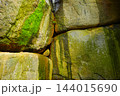 石舞台古墳の石室内部クローズアップ　 144015690
