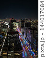 縦構図で捉えた大阪・御堂筋イルミネーションの夜景【大阪夜景写真】 144017084