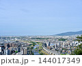 大阪府池田市・五月山から望む北摂の街並みと都市パノラマ【大阪風景写真】 144017349
