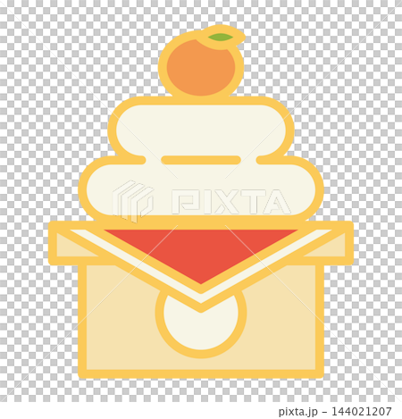 A simple New Year's illustration (Kagami Mochi) A simple New Year's illustration (Kagami Mochi) 144021207