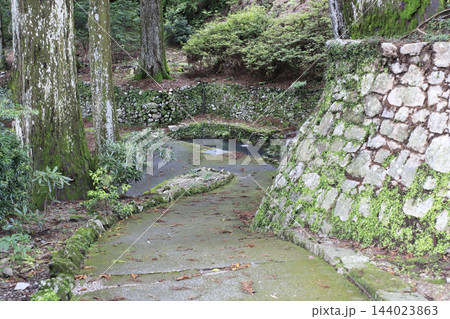 山寺 参道の小径 144023863