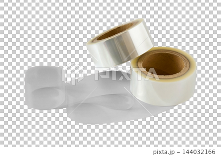 Curb tape decor for cakes, transparent, adhesive tape 144032166