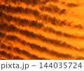 Sky sunset color warm striped clouds landscape background pattern backdrop nature 144035724
