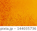Orange-yellow bright vibrant abstract texture old concrete wall grunge background backdrop cement splash paint 144035736