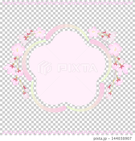 Weeping cherry blossom frame Weeping cherry blossom frame 144038907