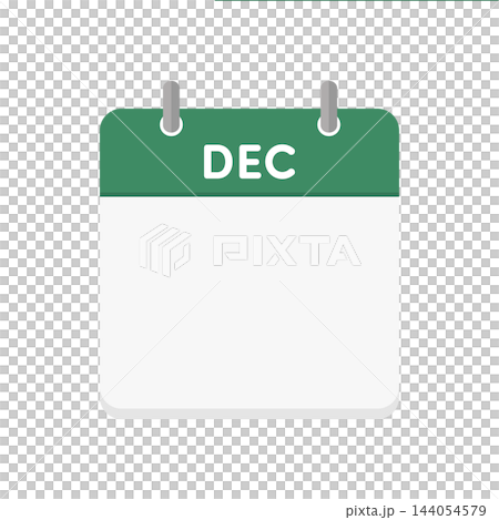 A simple green English calendar icon featuring a daily calendar for December (DEC) with a blank date section. A simple green English calendar icon featuring a daily calendar for December (DEC) with a blank date section. 144054579