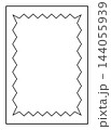 Zigzag Decorative Border Vector Illustration for Modern Labels and Packaging 144055939