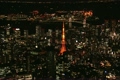 【空撮】東京夜景　東京タワーとお台場レインボーブリッジ 5031385