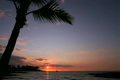 ハワイ島マウナラニリゾートの夕陽 5138324